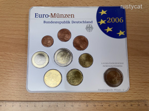 -AP371- Euro Forgalmi Sor 2006 Hamburgische Münze -J-