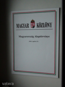 Magyarország Alaptörvénye (2011. április 25.) Kövér László az Országgyűlés elnöke aláírásával.