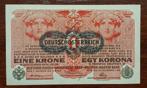 1916 évi egy koronás bankjegy