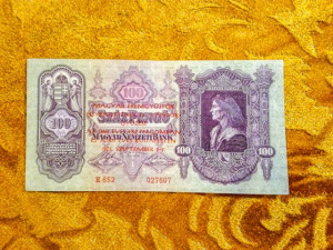 1930 -as ropogós 100 pengő bankó 