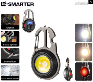 MULTIFUNKCIÓS MUNKALÁMPA túlélő hordozható akksis LED lámpa kemping autó szerszám szerelő = 1FT NMÁ