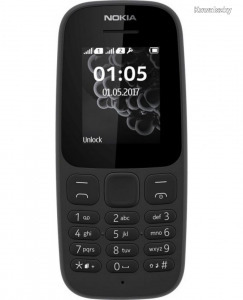 Nokia 105 (2019) SingleSIM Black 691482
