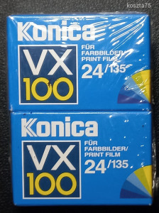 KONICA VX 100 színes film eredeti csomagolásban 24/135