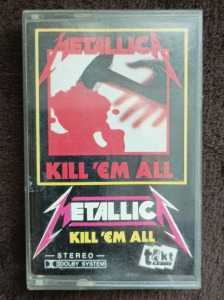 Retro dolgok magnó kazetta Metallica Jill em all