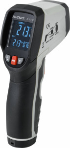 VOLTCRAFT IR110-6S Precíziós infra hőmérő Kalibrált (ISO) Optika 6:1 - 110 °C