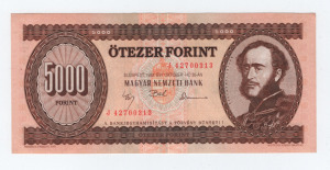 1992 5000 forint J aUNC - Vatera.hu Kép