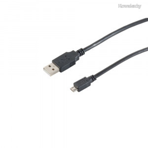 Noname USB A - microUSB cable 0,6m Black 148764CM