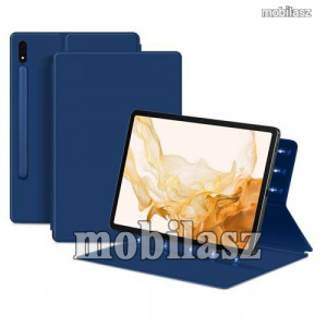 SAMSUNG Galaxy Tab S7 Plus, Tab S7 FE, Tab S7 FE 5G, Tab S8 Plus, Tablet tok, Notesz, Flip, Kék