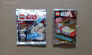 LUKE + LUKE TEREPSIKLÓJA - limitált bontatlan Star Wars LEGO -k