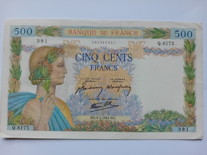 500 francs 1942 Franciaország