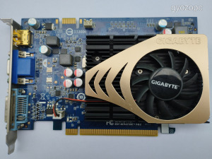 Gigabyte nVidia 9400GT (GV-N94TOC-1GI) 1GB PCI-E, HDMI videokártya.