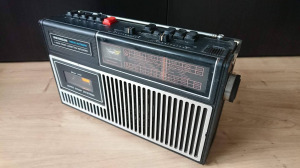 Régi ritka Universum CTR 2175 rádió rádiómagnó boombox kazettás magnó