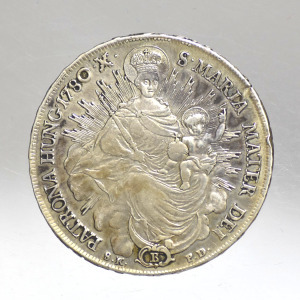 1780  Mária Terézia  ezüst Tallér   -FIX759