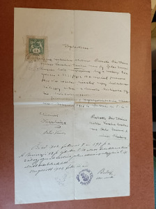 Nyilatkozat 1903 Ungvár