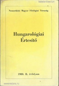 Hungarológiai Értesítő 1980. II. évf.