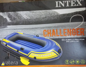 Új Intex Challenger 2 gumicsónak szett 236x114 gumi csónak felfújható