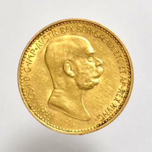 1909  Ferenc József  arany 10 coronae     ( PAP61 )