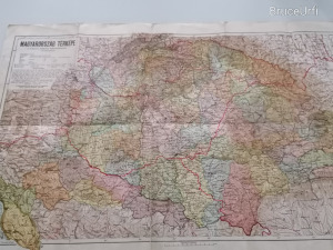 Dr Kogutowitz Károly: Magyarország térképe a Trianoni határok feltüntetésével