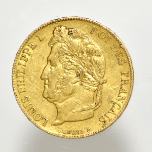 1847  Francia o.  Lajos Fülöp   arany 20 francs    (PAP326)