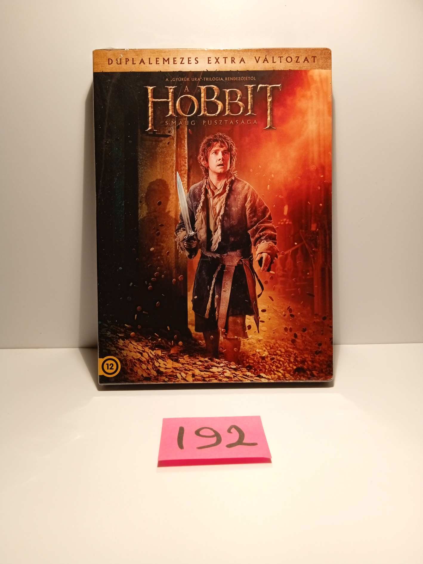 Új, fóliás DVD 192 A hobbit - Smaug pusztasága -Duplalemezes, o-ringes- Martin Freeman