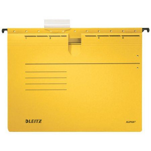 Leitz Alpha lefűzős függőmappa sárga (E19840015) (E19840015)