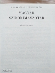 Magyar Szinonima Szótár