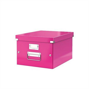 Leitz Click&Store irattároló doboz A4 lakkfényű rózsaszín (E60440023) (60440023)