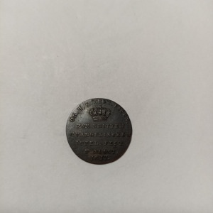 1817-es azonosítandó bronz zseton 22 mm