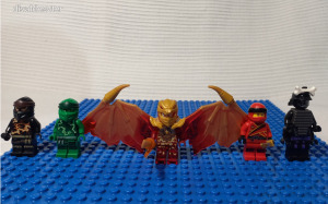 Lego Ninjago figurák (ninják + Garmadon)- KÜLÖN is