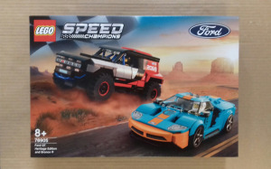 Új -  BONTATLAN Lego Speed Champions 76905 FORD GT HERITAGE EDITION ÉS BRONCO , kifutott db. Creator