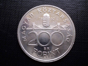 Magyar Köztársaság, 200.- Forint,  Ezüst, 1992. Extra