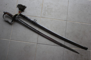 1861 M gyalogostiszti kard