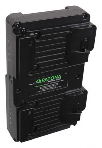PATONA Premium Hot Swap V-mount adapter 2x akkumulátor / akkuhoz, töltési funkcióval - Patona Pré...