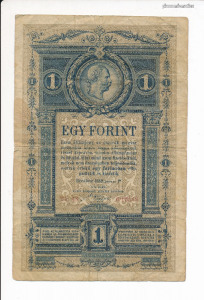 1882 1 Forint Gulden