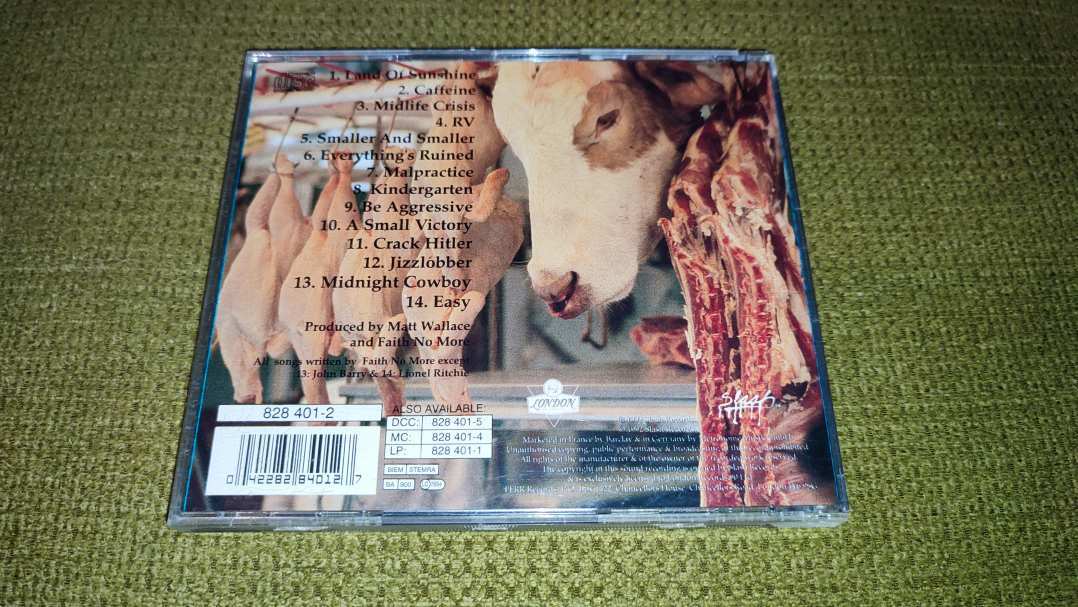 Faith no More - Angel Dust karcos CD