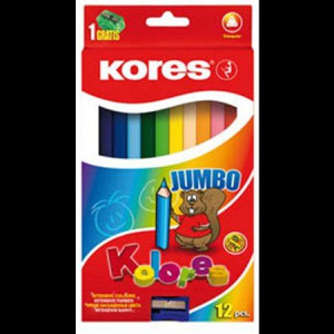Kores Jumbo színes ceruza készlet 12db  (IK100712) (100712/93512)