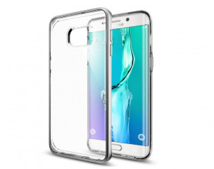 Spigen SGP Neo Hybrid Crystal Samsung Galaxy S6 Edge+ Satin Silver hátlap tok