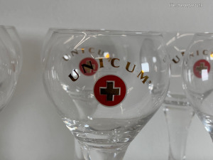 Unicum pohárkészlet, 6 db Sahm Germany eredeti