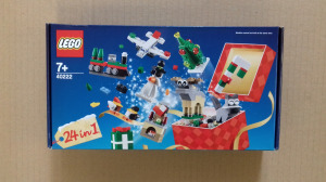KARÁCSONYI ÉPÍTÉS 24 az egyben- új LEGO 40222, boltban NEM kapható.Creator City Friends Duplo Ideas