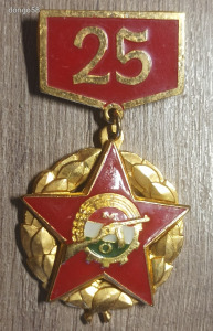 Munkásőr kitüntetés 25 éves  V519