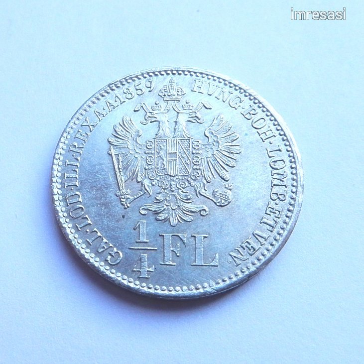 Ferenc J zsef 1 4 Florin 1859 B UNC Verdef ny Ilyen llapotban Ritka ferenc-j-zsef-1-4-florin-1859-b-unc-verdef-ny-ilyen-llapotban-ritka