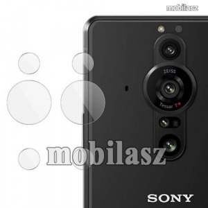IMAK kamera lencsevédő üvegfólia - 2 szett, 9H, 0.2 mm, Arc Edges - SONY Xperia Pro-I - GYÁRI