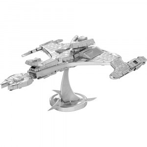 Metal Earth Star Trek Klingon Vorcha űrhajó 3D lézervágott fémmodell építőkészlet 502676