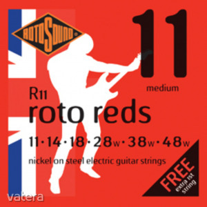 Rotosound - R11 Roto Reds medium elektromos gitárhúr készlet 11-48