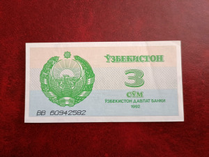 3 szom 1992 Üzbegisztán