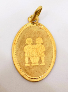 Horoszkópos arany medál (ZAL-Au 59427)