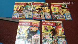 Lego Ninjago magazinok 5db