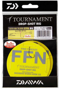 AKCIÓ! Daiwa Tournament DROP-SHOT RIG FFN #4 előkötött szerelék