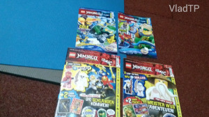Lego Ninjago képregény magazinok 4db