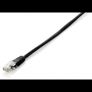Equip 625453 U/UTP patch kábel, CAT6, 0.25m fekete (625453)